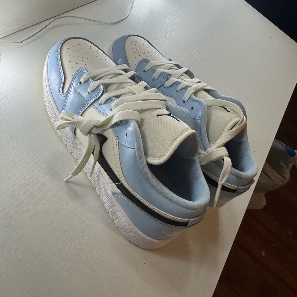 Jordan Women's Shoes in Light Blue and White